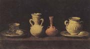 Francisco de Zurbaran Still Life with Pottery oil painting reproduction